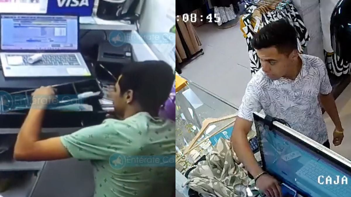 Un sujeto estaría robando en establecimientos comerciales en el centro de Cali.