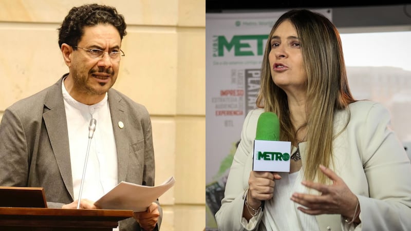 Paloma Valencia llamó “machiprogre” a Iván Cepeda porque le pidió que se “calmara” en el Senado