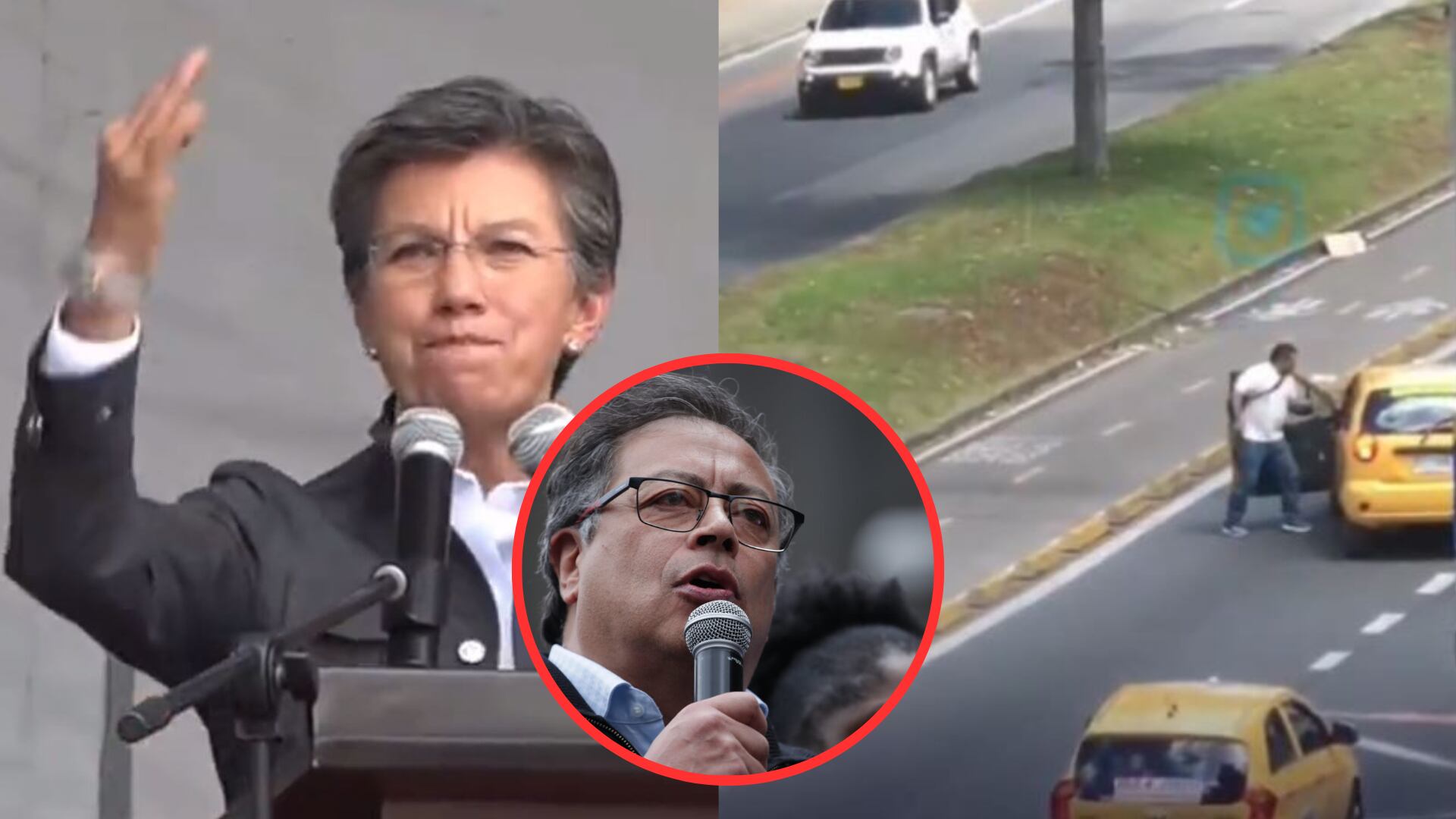 Violento robo en Bogotá provocó reclamo de Claudia López a Gustavo Petro y la Policía
