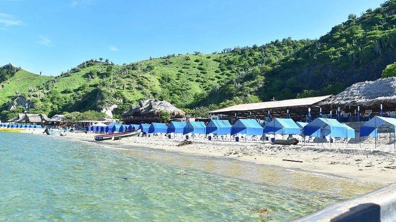 Playa sector Santa Marta.