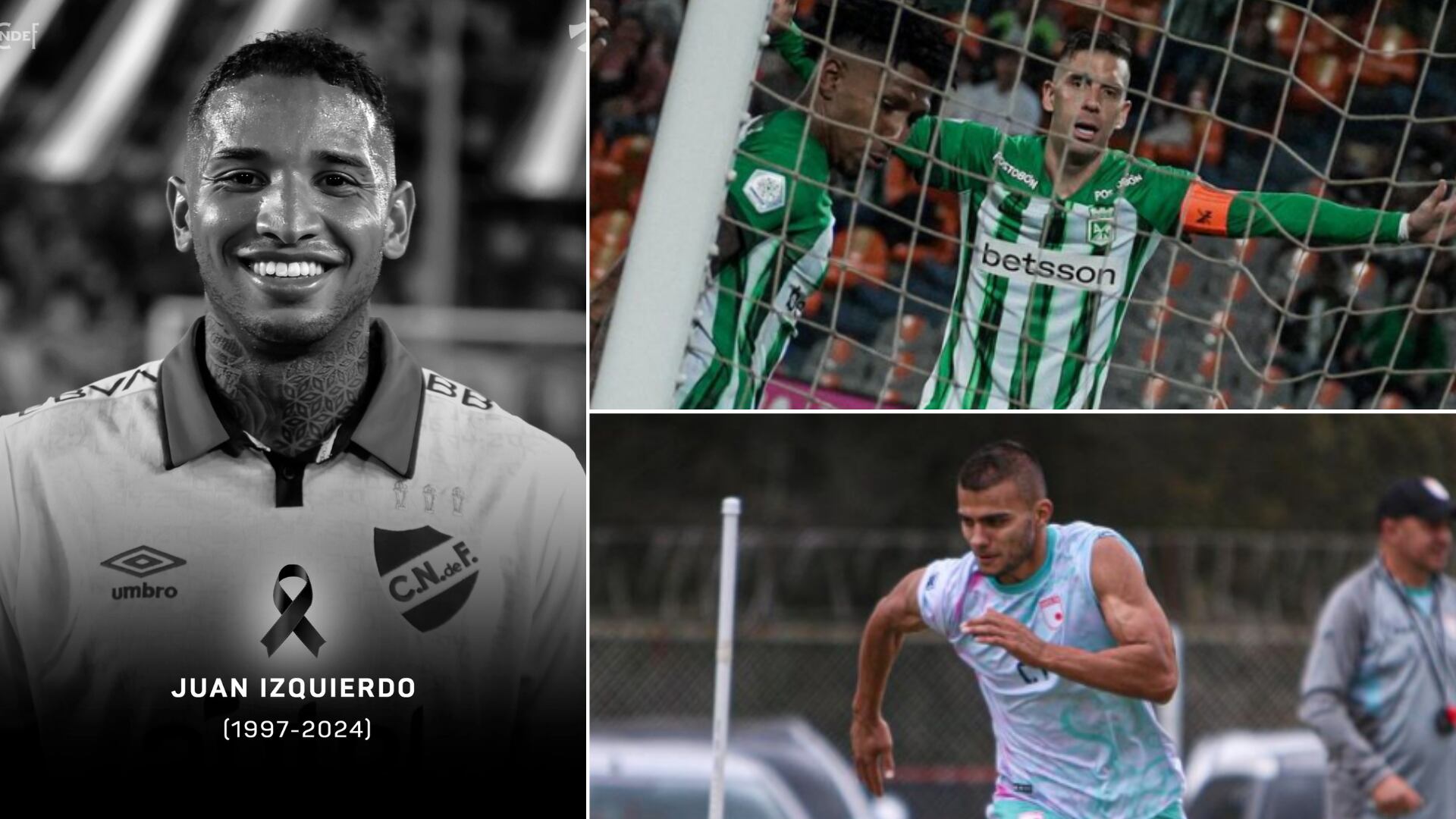 Estos son los siete futbolistas colombianos que jugaron con Juan Izquierdo y que lamentan su partida