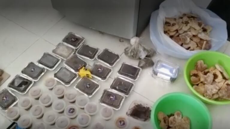 Postres de marihuana incautados en Barranquilla