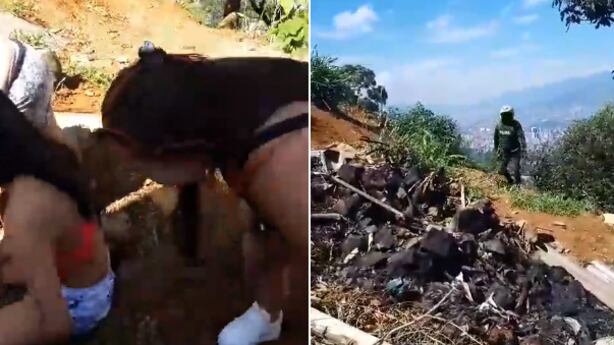 Persecución policial en Medellín