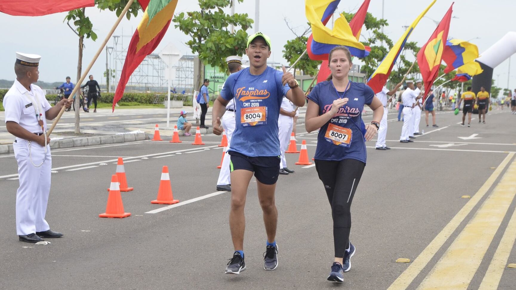 Carrera "Corre mi tierra" en Barranquilla.