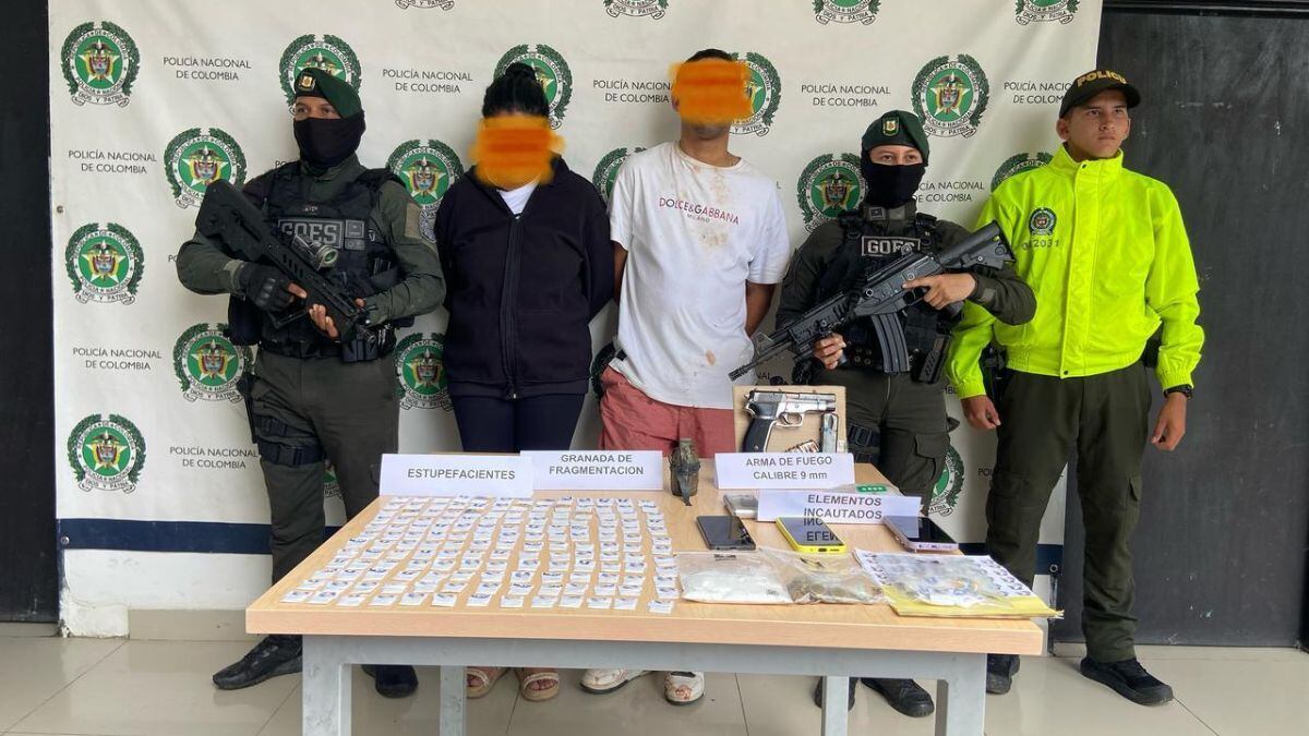 Capturaron a dos integrantes de la Firma en la Unión, Valle del Cauca.