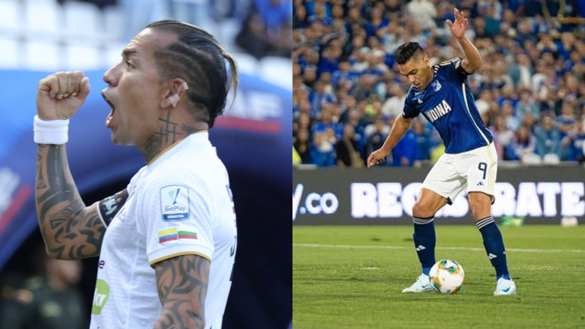 Dayro Moreno y Radamel Falcao - Fotos: Redes sociales