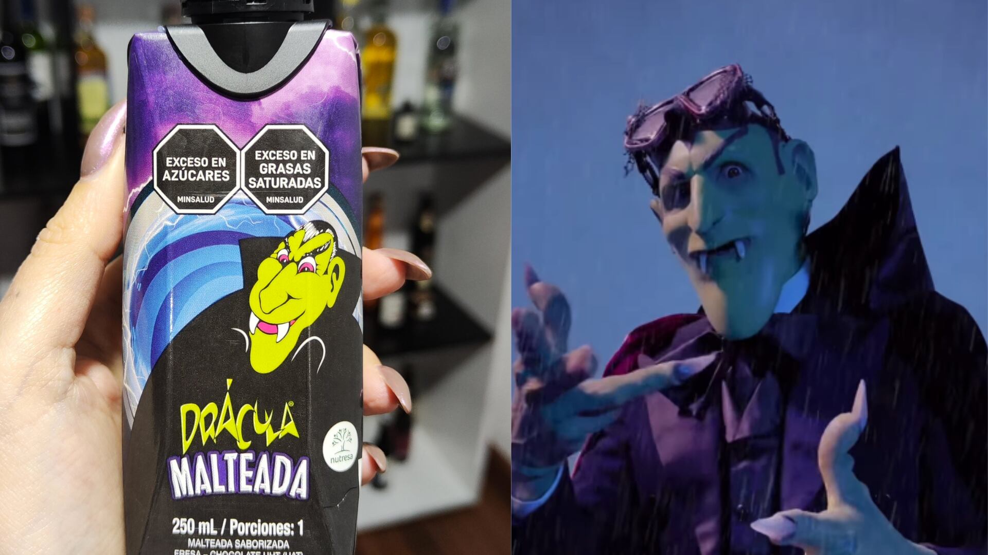 “Se está saliendo de control”: a falta de helado llegó la malteada de ‘Drácula’ y más de uno quedó descrestado