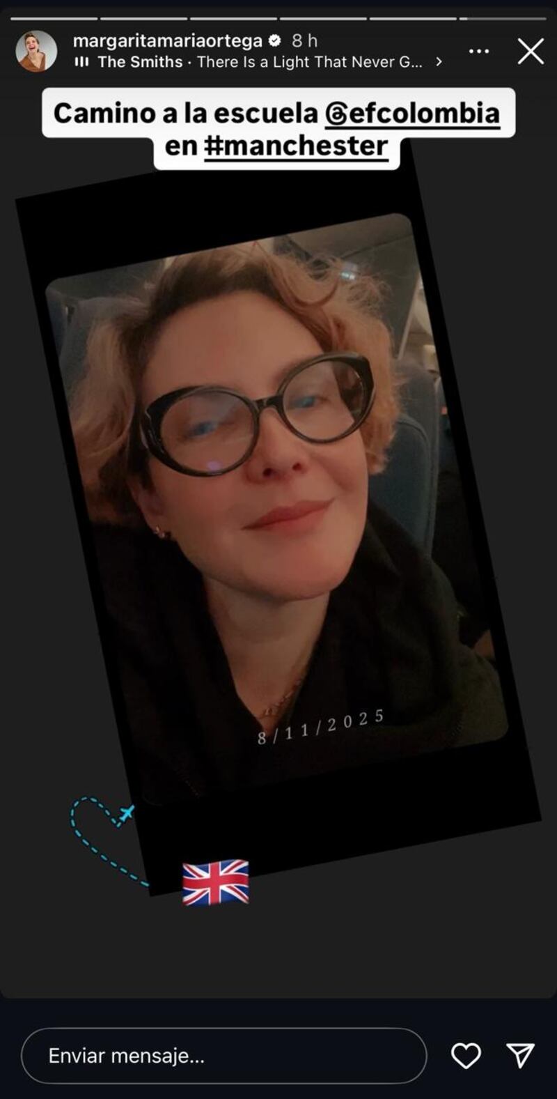 Margarita Ortega se despide de Colombia