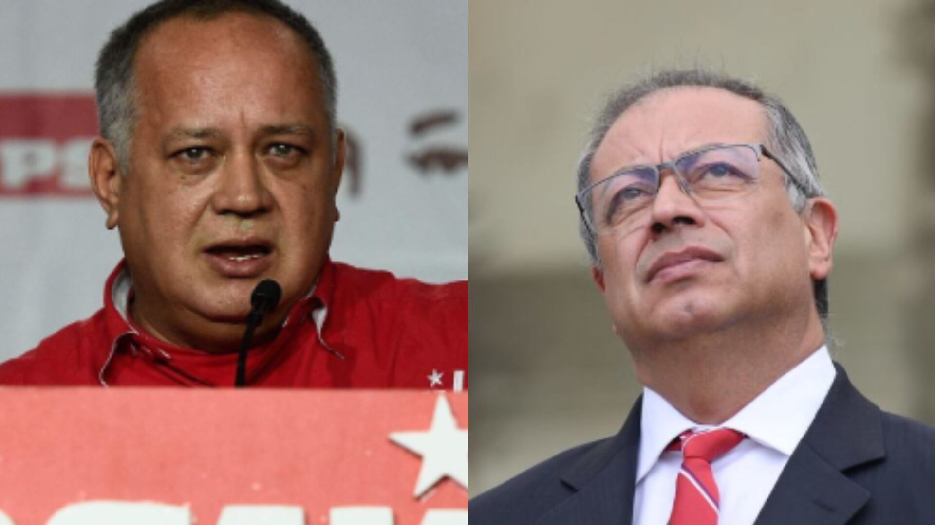 Diosdado Cabello, Gustavo Petro.