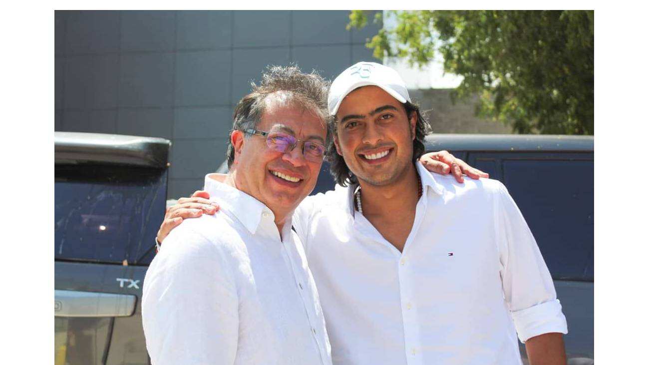 Gustavo Petro y Nicolás Petro.