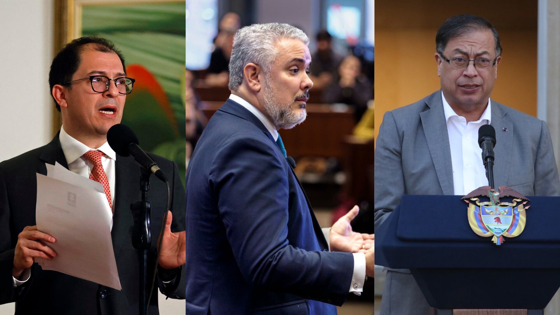 Iván Duque se metió en discusión entre fiscal Francisco Barbosa y Gustavo Petro