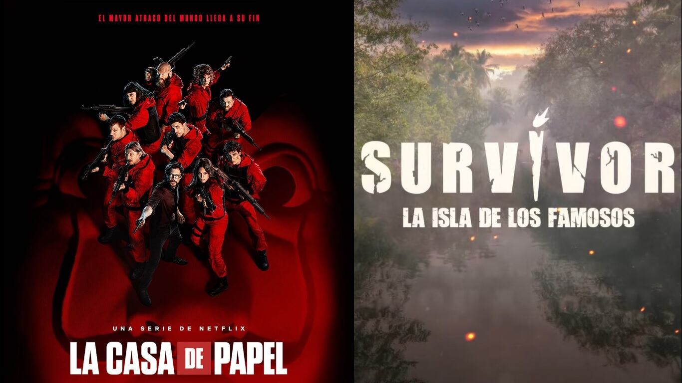 Las comparaciones entre La Casa De Papel y La Isla De Los Famosos se han acentuado en las últimas fechas.