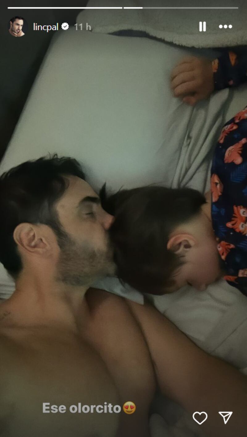 Lincoln Palomeque mostró cómo son las mañanas con sus hijos
