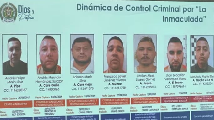 Los máximos cabecillas de 'La Inmaculada' serían extraditados a Estados Unidos.