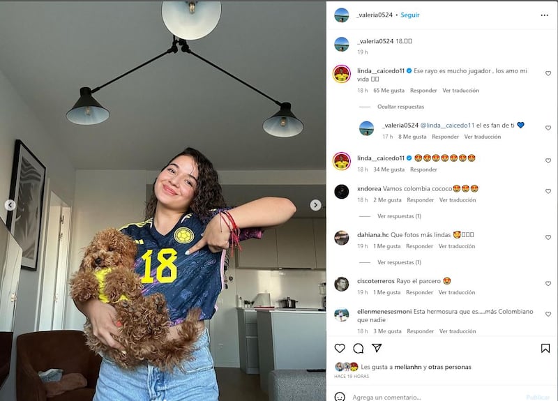 Linda Caicedo y su novia protagonizaron emotivo cruce de mensajes a la distancia