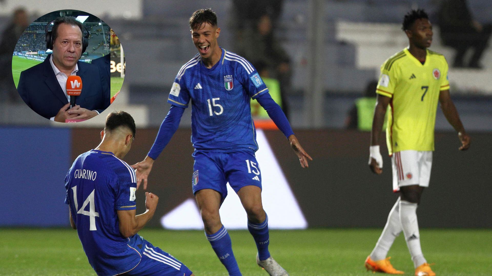 Selección Colombia vs. Italia.