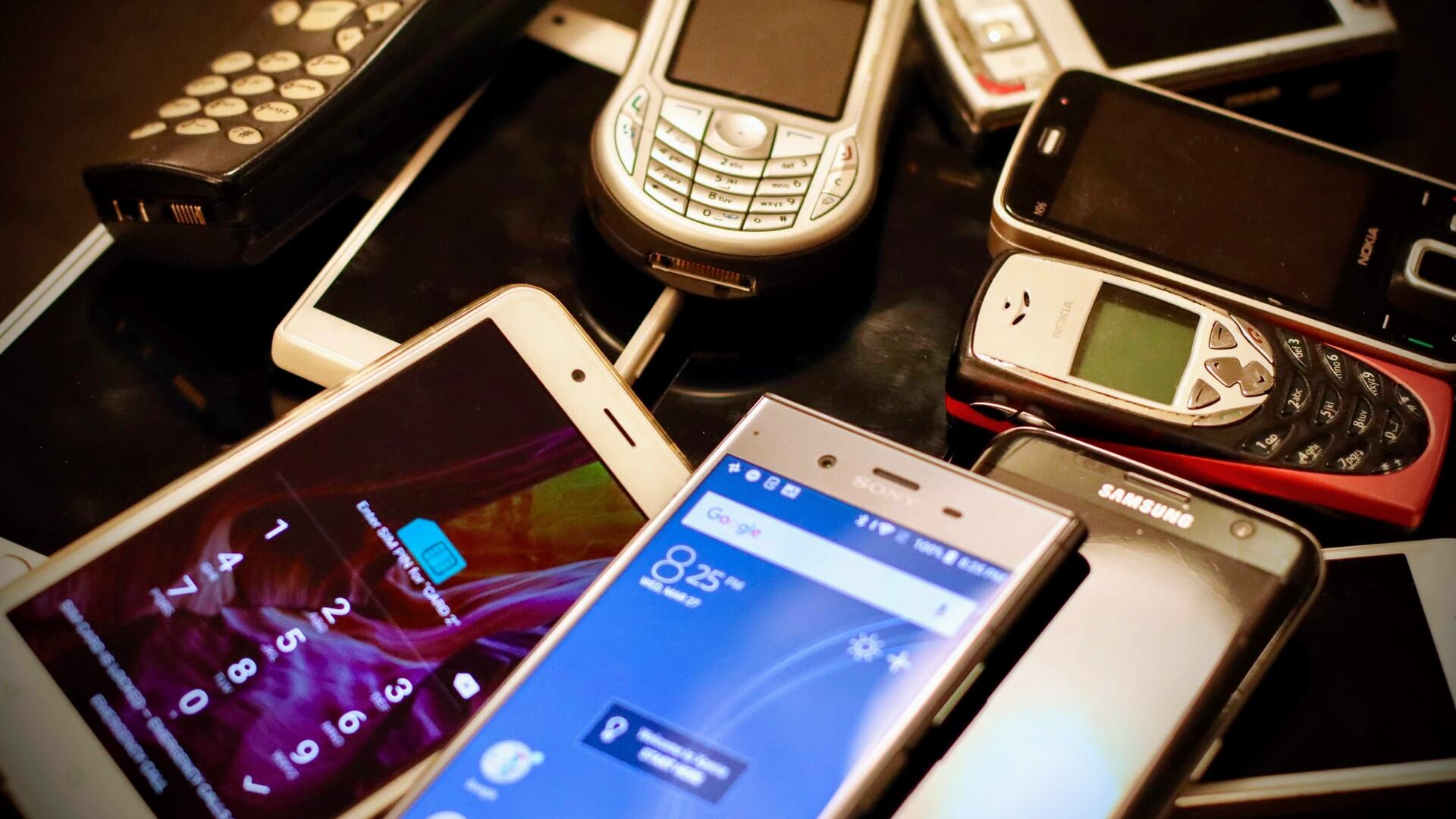 Viejos celulares