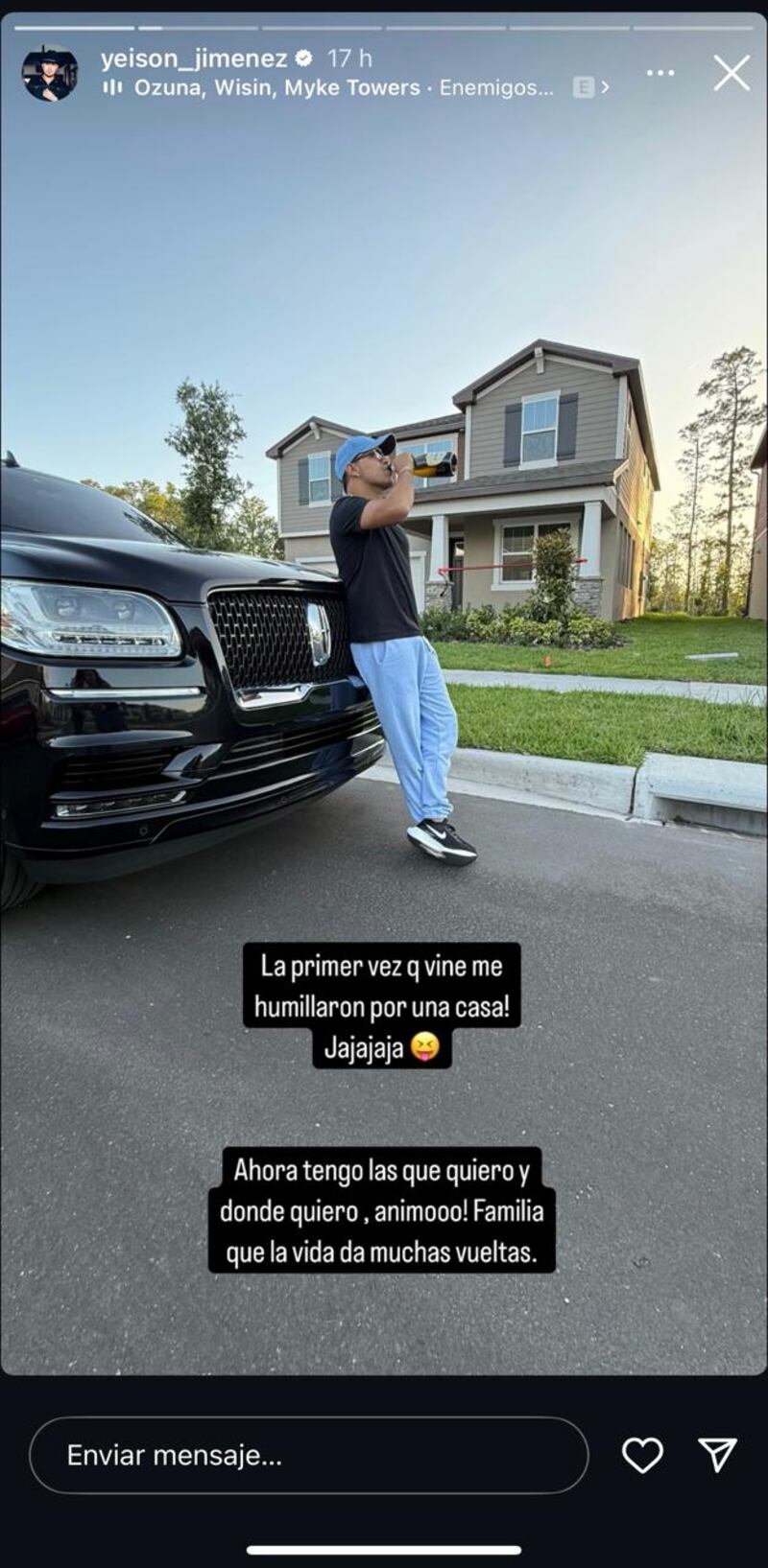 Yeison Jiménez Estados Unidos