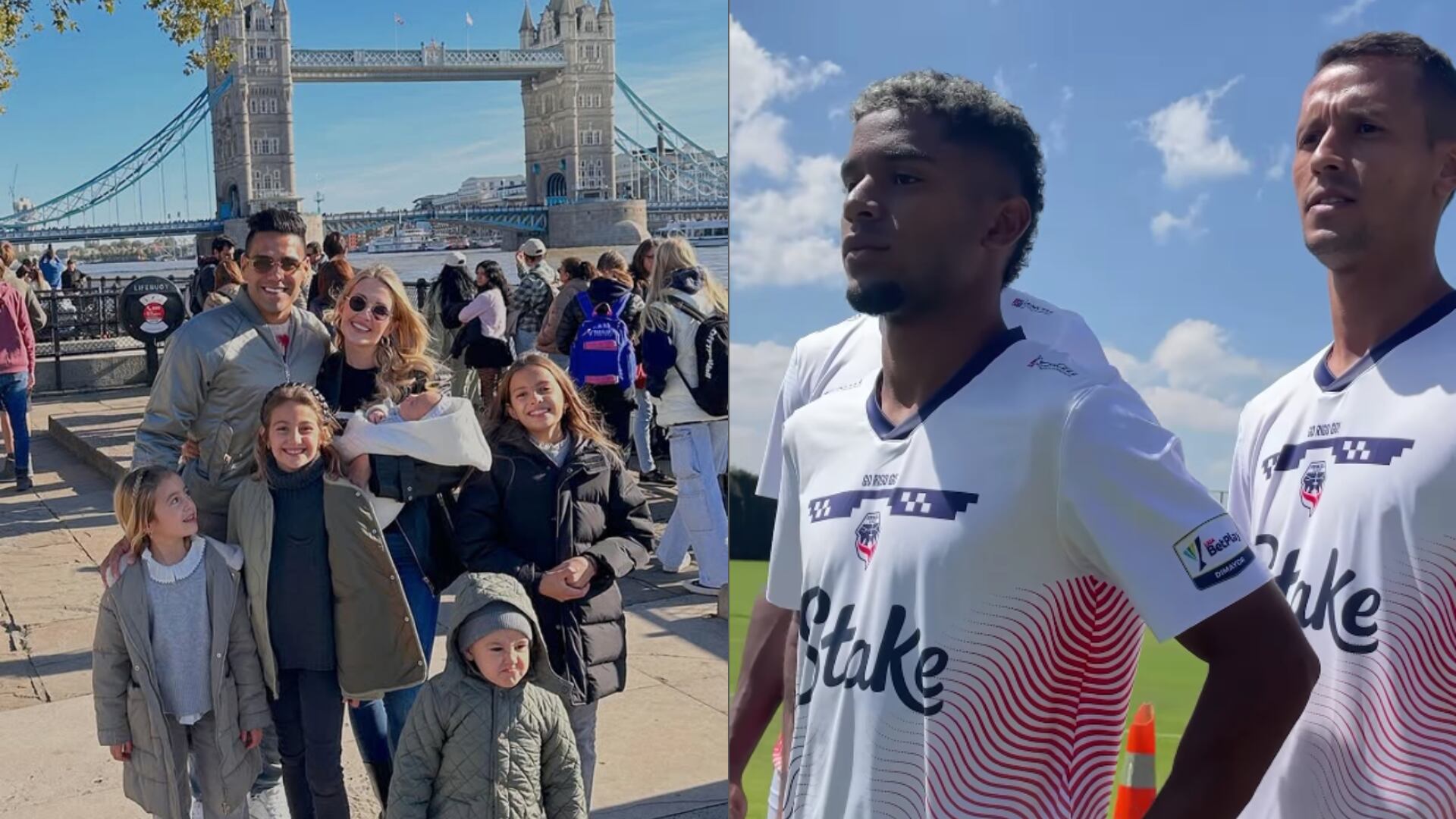 Familia de Falcao y Fortaleza - Fotos: Redes sociales