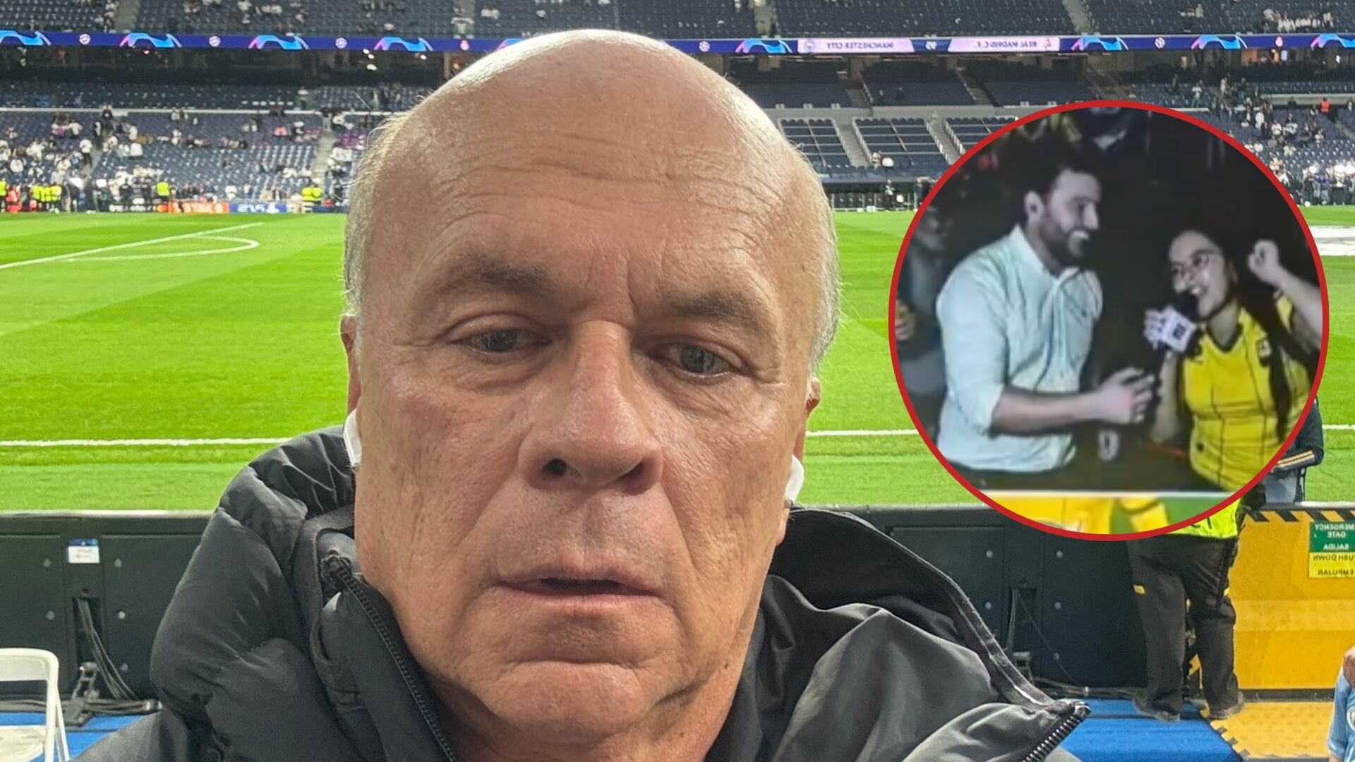 Hincha del Bucaramanga insultó a Carlos Antonio Vélez durante un programa de ESPN