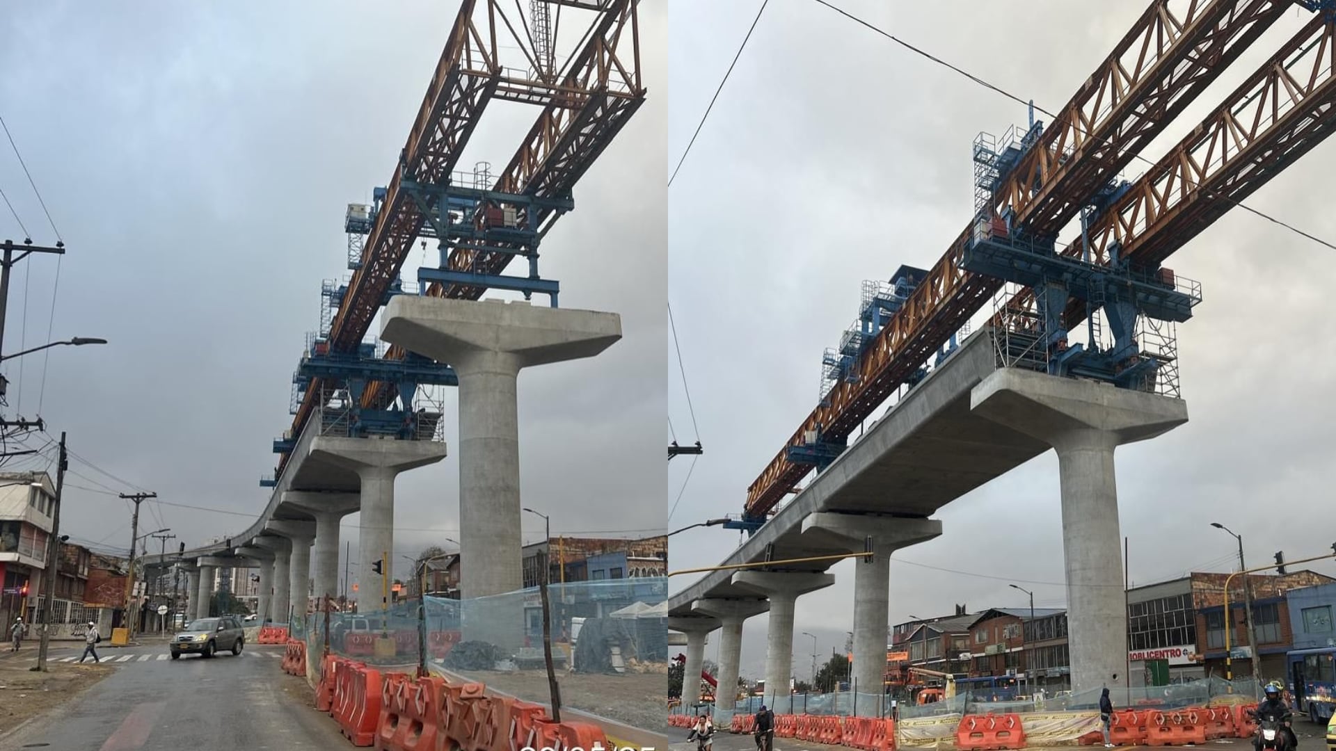 El viaducto del Metro de Bogotá llegó a los 5 kilómetros de construcción: “el metro avanza y no va a parar”, Galán