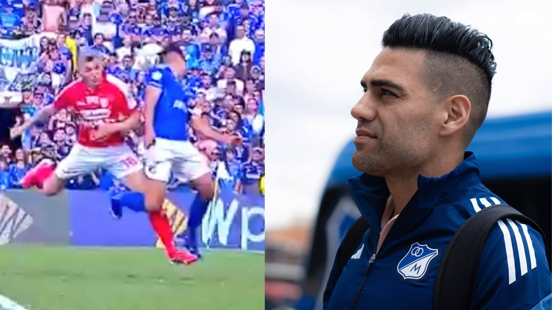 “¿Es porque es a mi?“, Falcao dijo que el árbitro admitió error que perjudicó a Millonarios