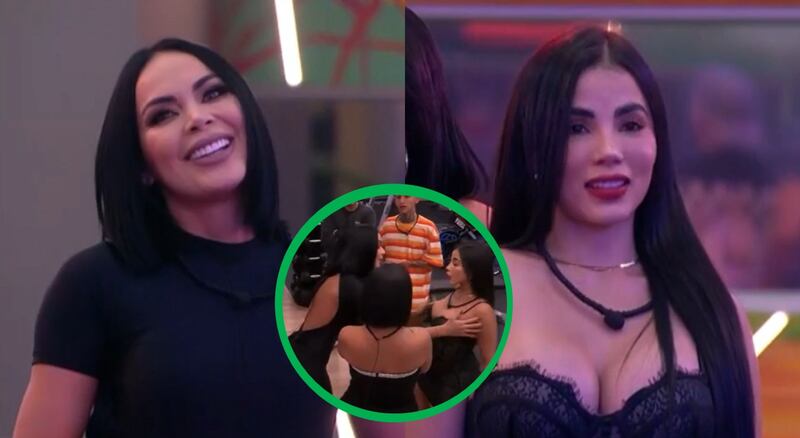 Laura González y Karina García en 'La Casa de los Famosos Colombia'