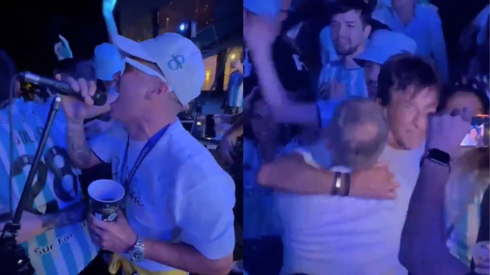 Juan Fernando Quintero en su celebración - fotos: Capturas de pantalla ESPN