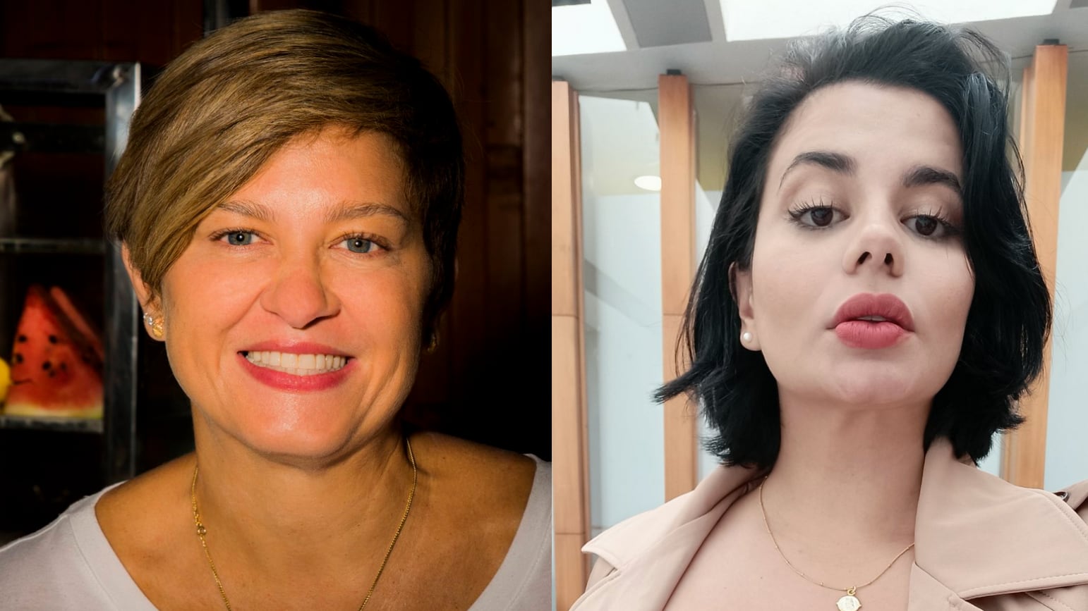 Verónica Alcocer y Amaranta Hank