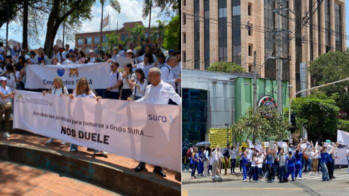 Protesta Grupo Sura
