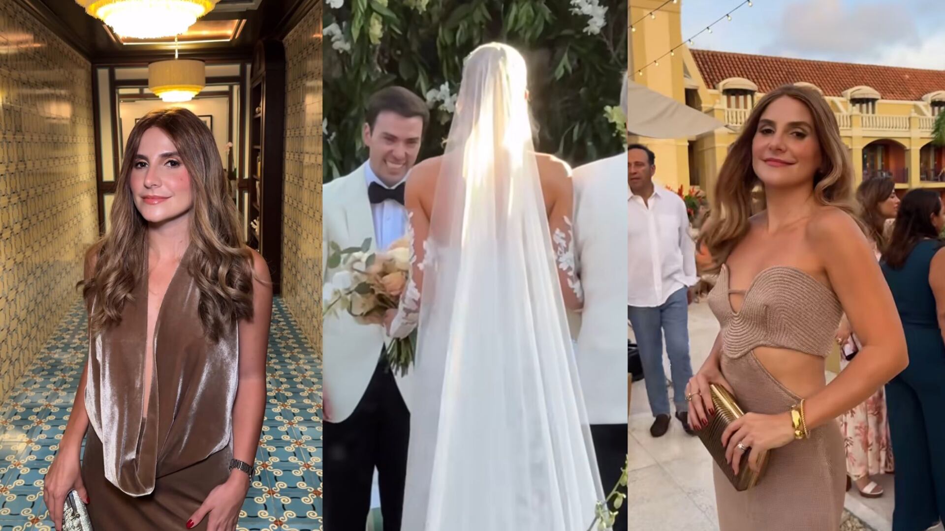 Marcela García es criticada por asistir a muchas bodas