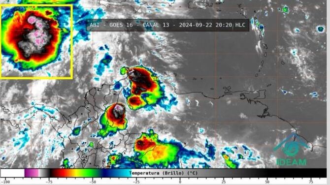 Gestión del Riesgo lanza alerta para el Archipiélago de San Andrés y Providencia por desarrollo ciclónico en el mar Caribe.