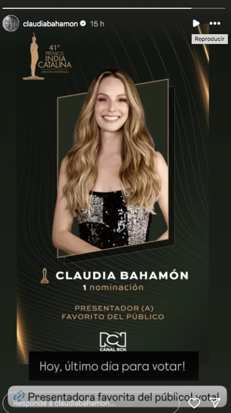 Claudia Bahamón le pide ayuda a sus seguidores por esta razón