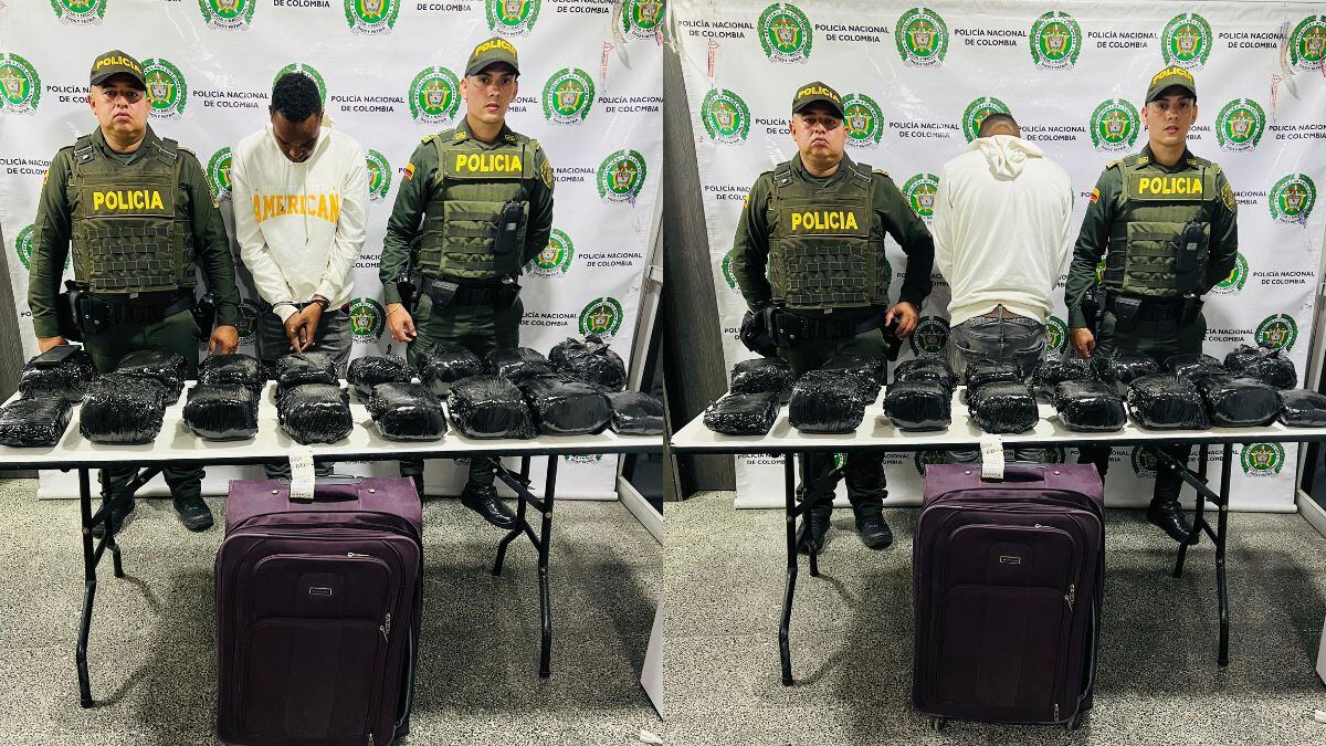 Incautaron marihuana en la terminal de transportes de Cali.