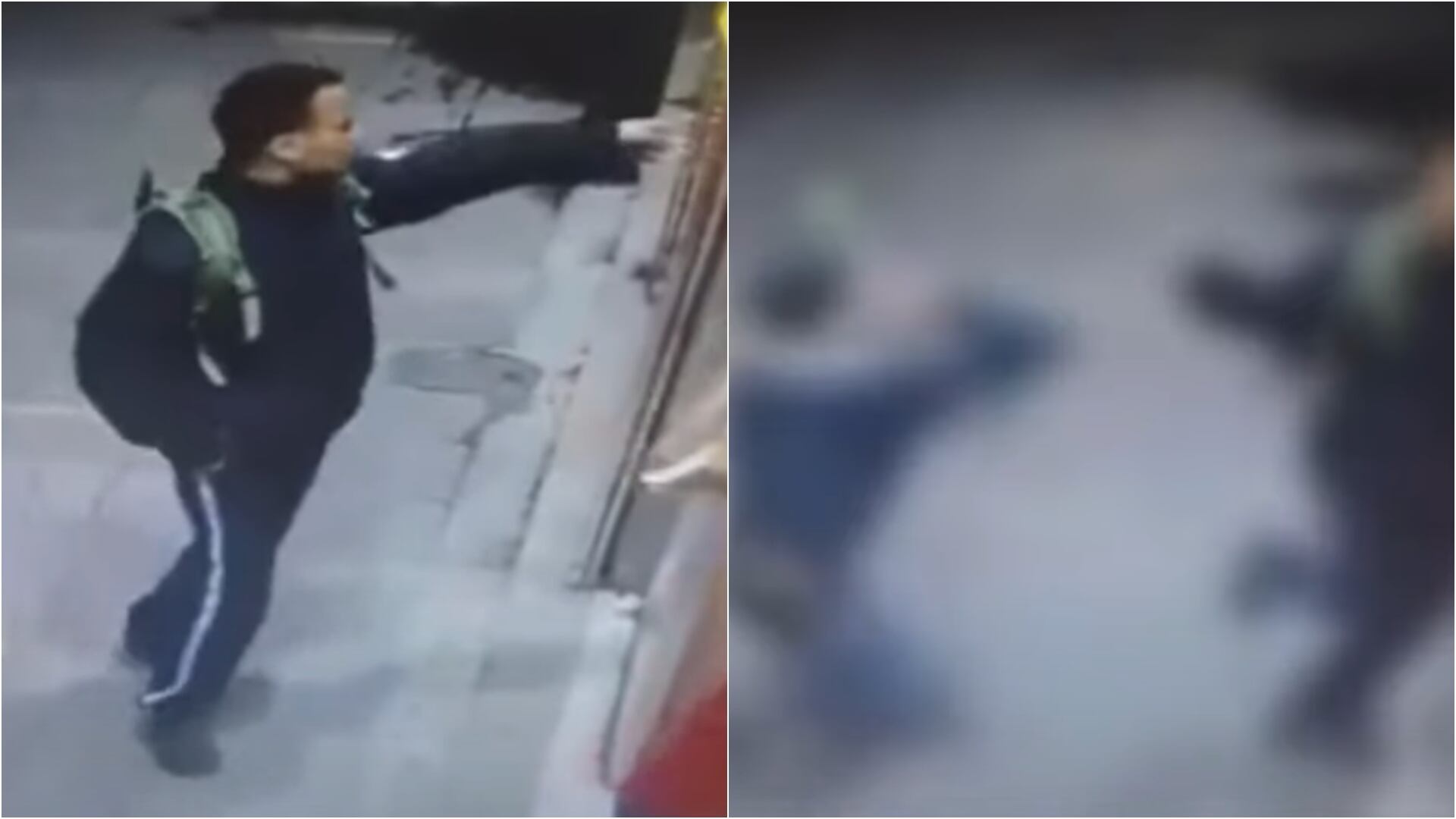 Joven vigilante de un Ara de asesinado a la salida de su trabajo: cámaras captaron el momento del ataque (Captura de pantalla de CityTV)