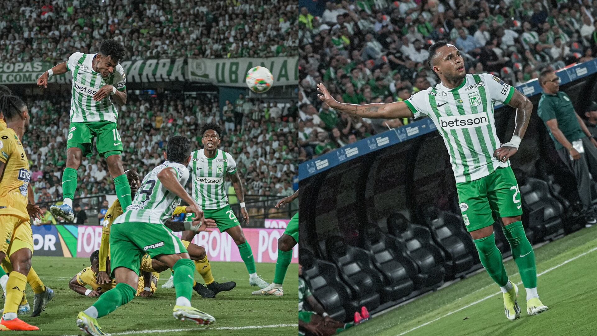 Nacional y Bucaramanga - Fotos: Redes sociales