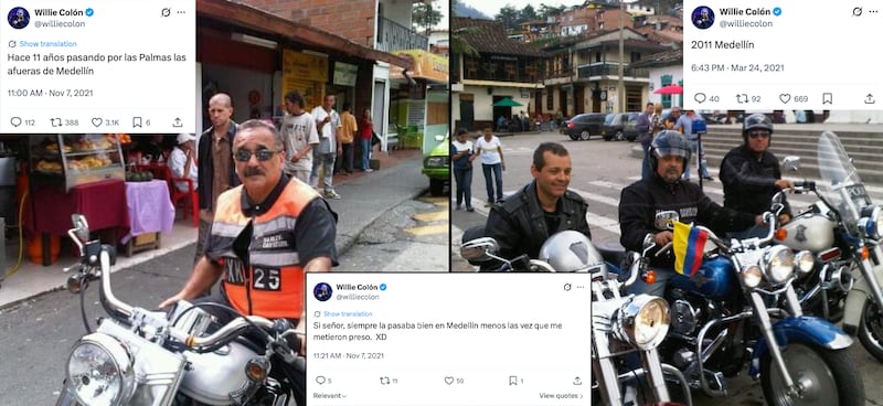 Archivo: Willie Colón via X