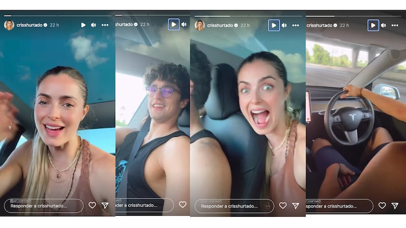 Cristina Hurtado y su hijo Juan José en Estados Unidos