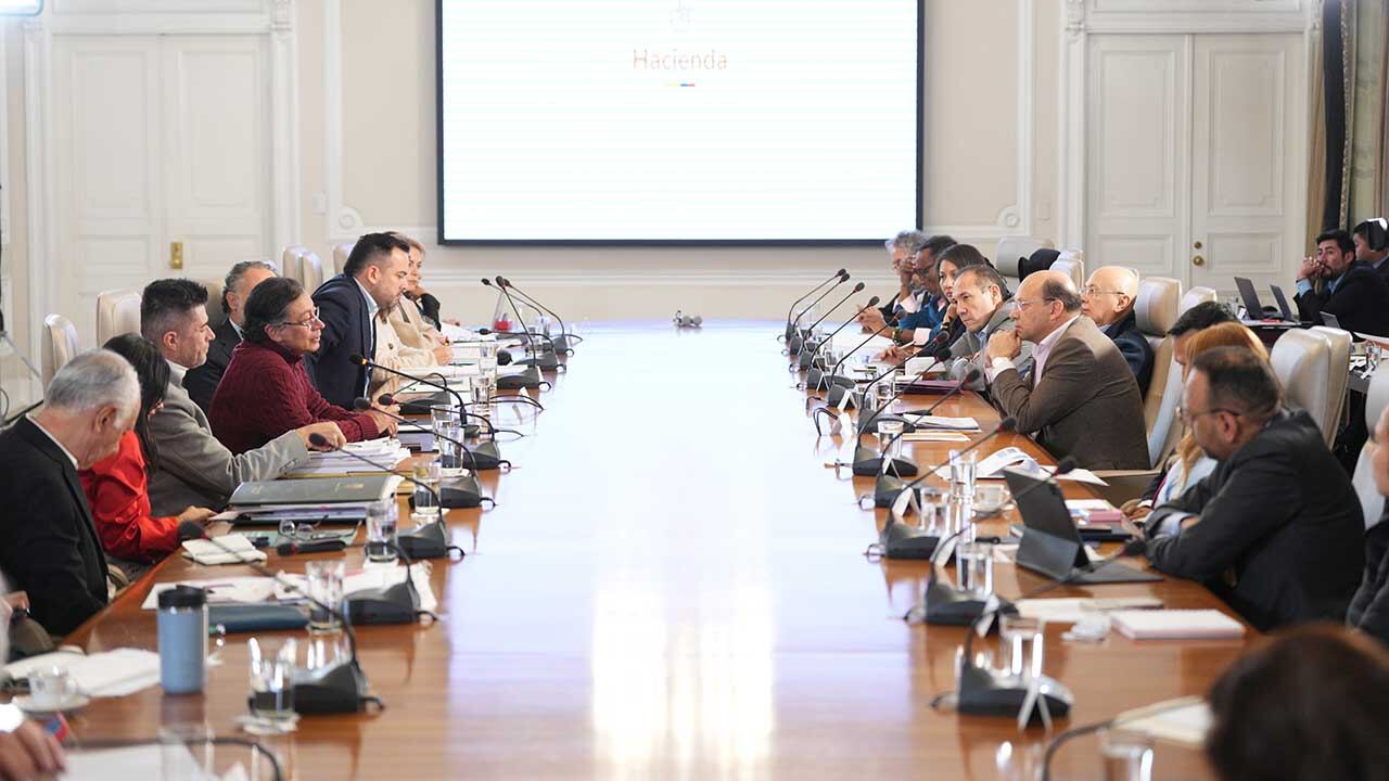 Gustavo Petro durante el consejo de ministros del martes 17 de junio.