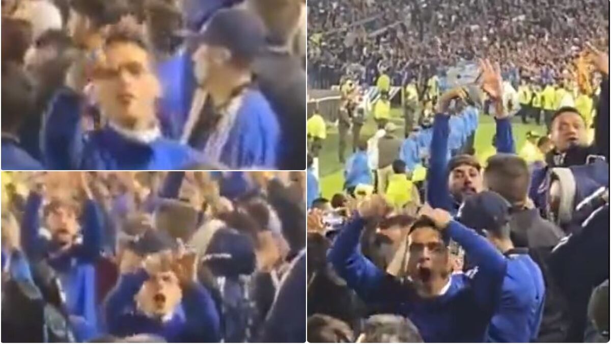 Hinchas de Millonarios hicieron bochornosos actos racistas a la gente de Flamengo en el Campín