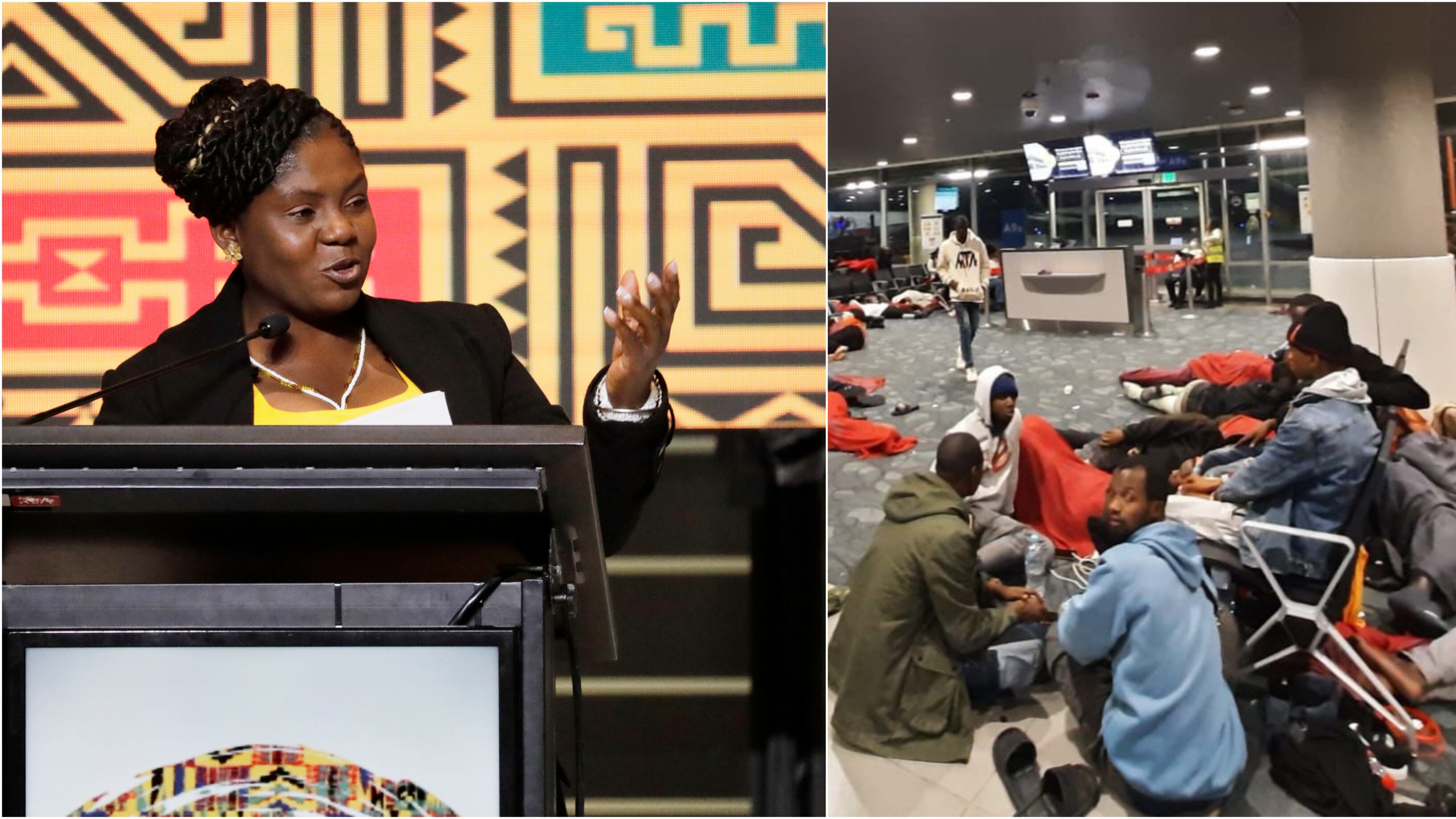 Critican a Francia Márquez por la crisis de migrantes africanos en El Dorado