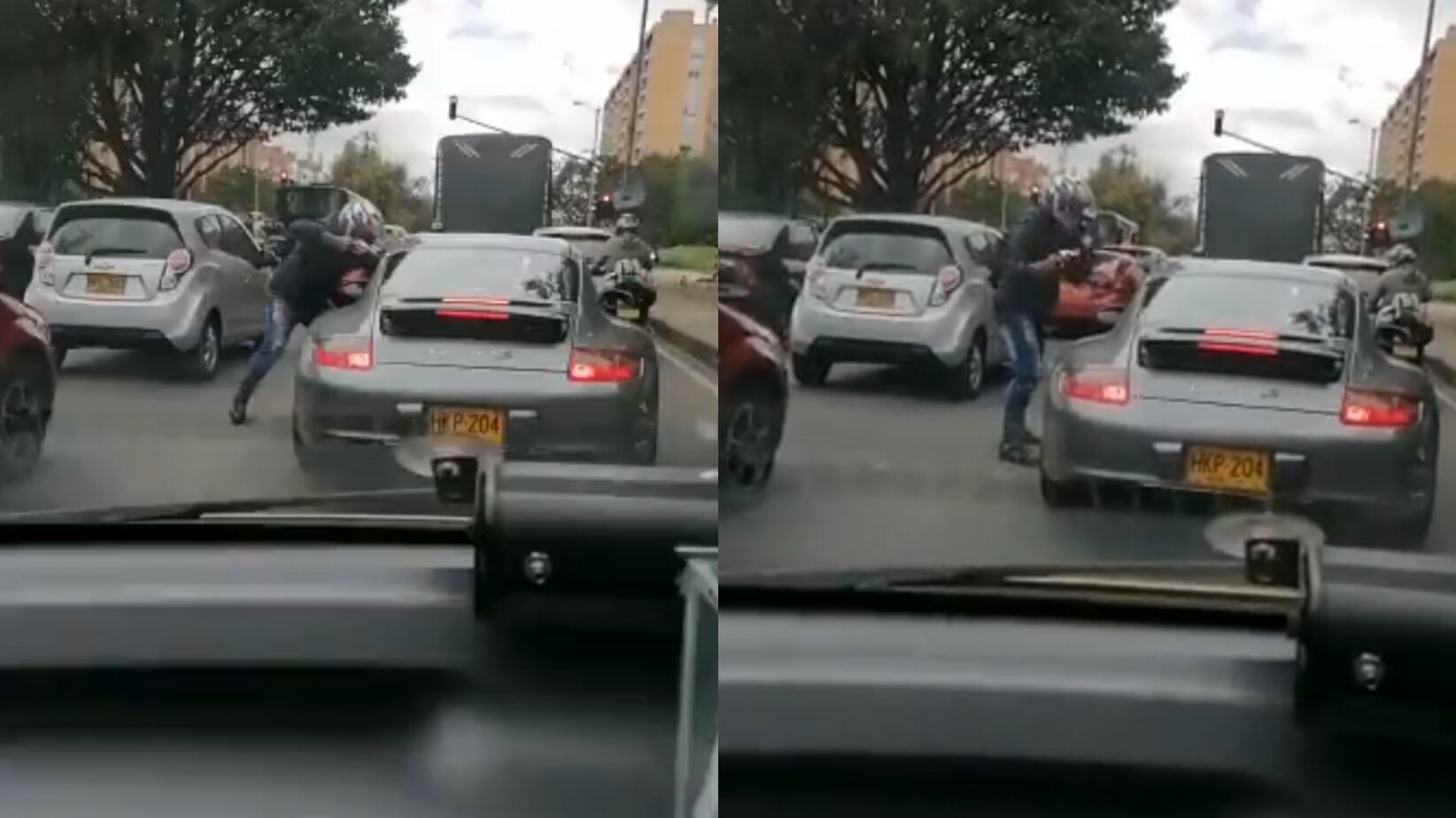 Robo carro lujoso Bogotá