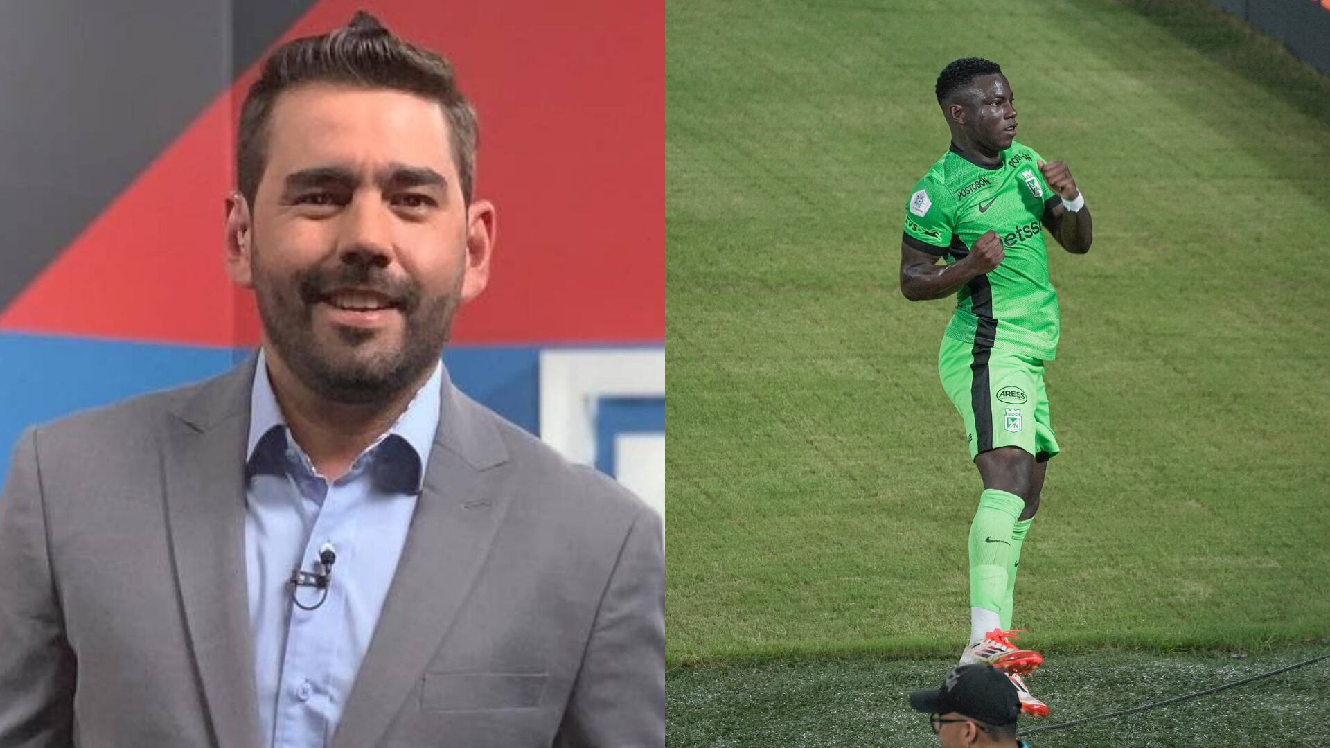 Daniel Angulo y Marino Hinestroza - Fotos: Redes sociales de Nacional y captura de pantalla