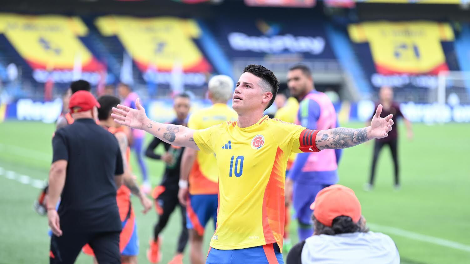James Rodríguez con la Selección Colombia