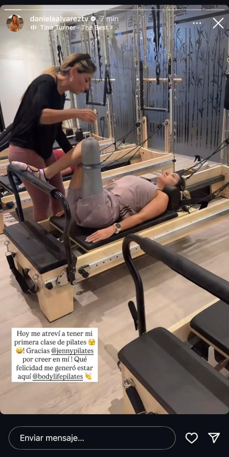 Daniela Álvarez tomada de las redes sociales.