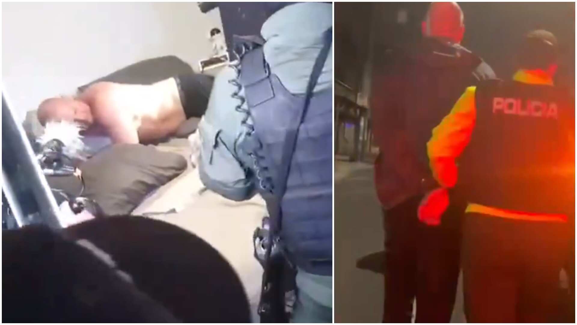 Cayó alias 'Químico' acusado de explotación sexual y suministro de drogas a menores de edad (Imagen tomada de las redes sociales donde se muestra el operativo de captura)