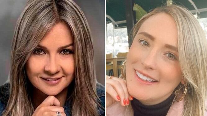 Vicky Dávila, directora de Semana, y Paola Herrera, periodista de Cambio