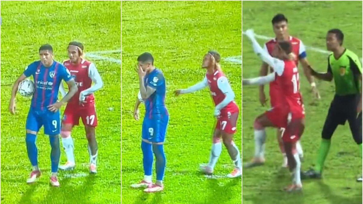 Amri Yahyah hizo un ocurrente ‘bailecito’ para hacerle fallar el penal al rival