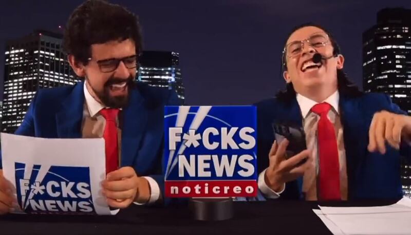 A los de Fucks News no les tembló nada para montársela a América y sus hinchas