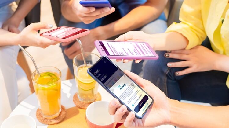 Bancos Aval y la billetera digital dale! tienen transferencias inmediatas y sin costo